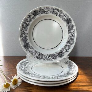 Manitou by Grindley 4 Bread Plates 6.5" Genuine Ironstone Staffordshire English